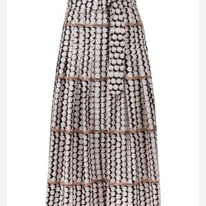 Akris Punto - Black and Tan Maxi Skirt with coordinating belt. Worn once!!